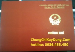 chứng chỉ khóa học chỉ huy trưởng công trình xây dựng